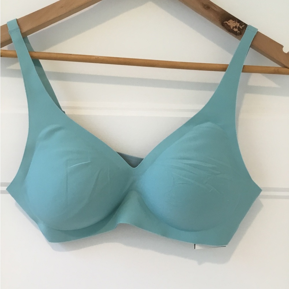 Knix Turquoise (Vapour) Revolution Bra with Molded Cups
